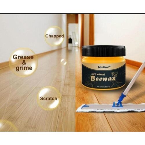 Beeswax Furniture Polish - Natural Wood Seasoning Beeswax for Furniture Care (85g)