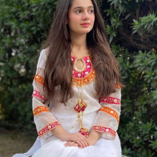 New Women’s Collection - Handmade Zaari Beads & Gotta Work Organza Shirt with Matching Organza Dupatta – Unstitched 2-Piece Dress